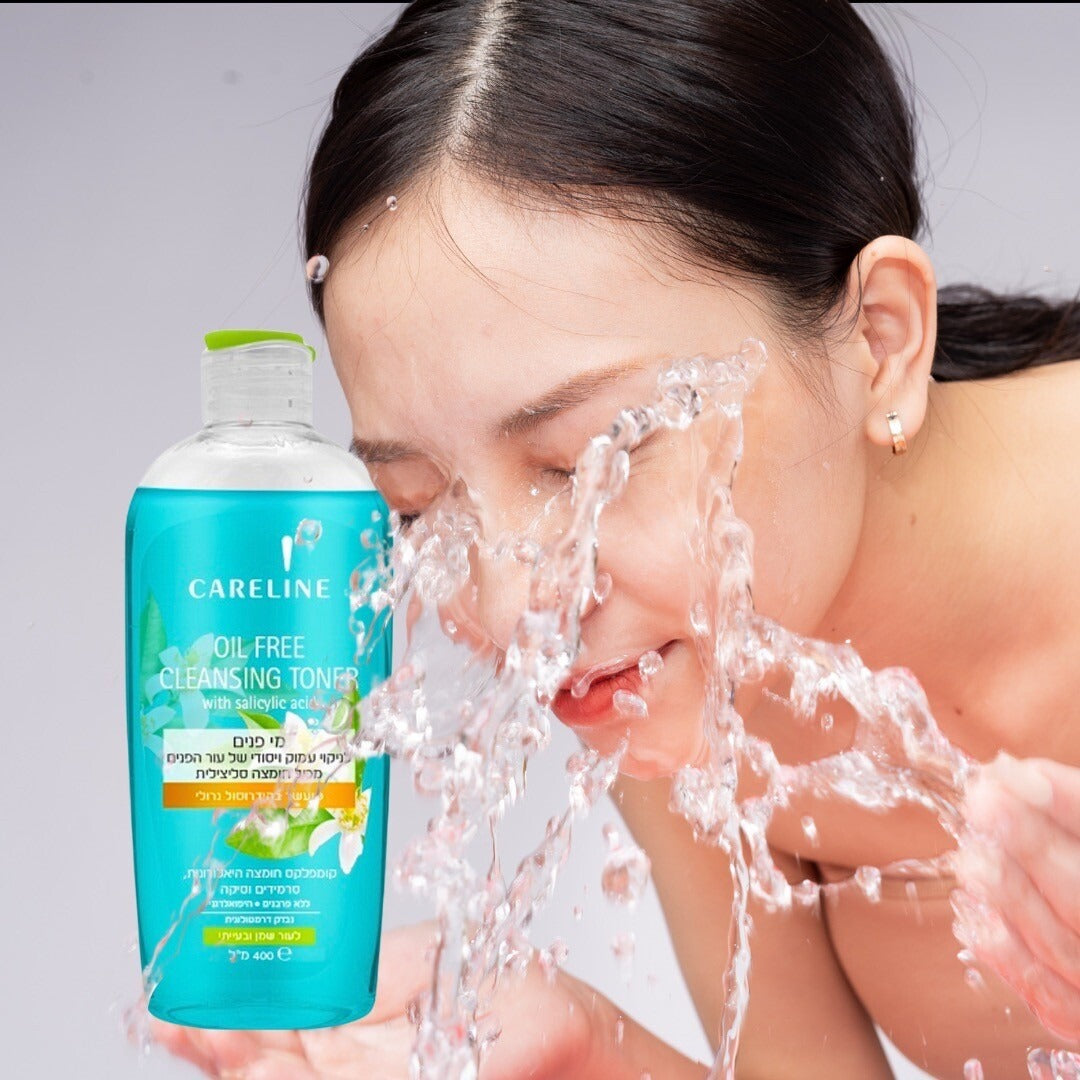 Oil Free Cleansing Toner קרליין מי פנים אויל פרי