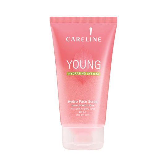 Young Hydro Face Scrub קרליין פילינג גרגירים לפנים לעור רגיל-שמן