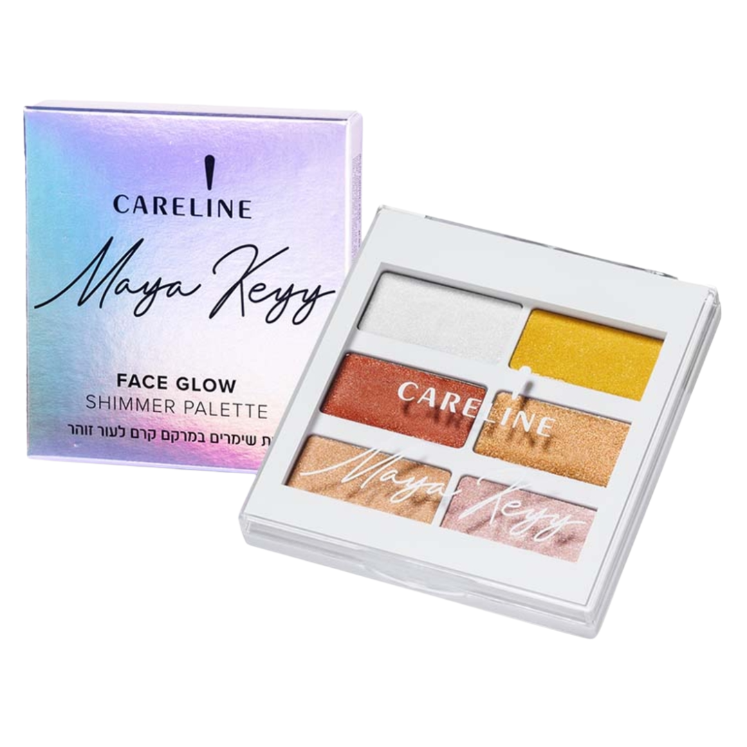 Careline Face Glow Shimmer קארליין פייס גלו פלטת שימרים רטובה