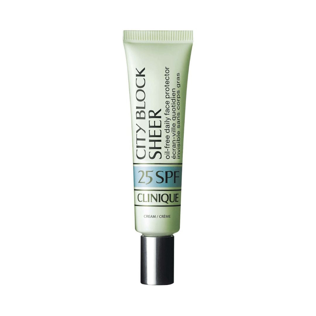 City Block Sheer Face Spf 25 קליניק קרם לפנים מסנן קרינה