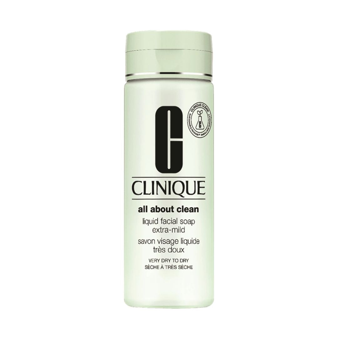 Clinique Liquid Facial Soap Extra Mild קליניק סבון נוזלי לפנים המתאים לעור יבש ויבש מאוד