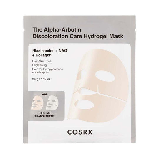 COSRX The Alpha-Arbutin Hydrogel Mask קוסארקס מסיכת הידרוג'ל עם אלפא ארבוטין