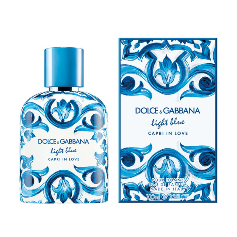 Dolce & Gabbana Men's Light Blue Capri In Love EDP 100ML דולצה וגבאנה לייטבלו קאפרי אדפ לגבר