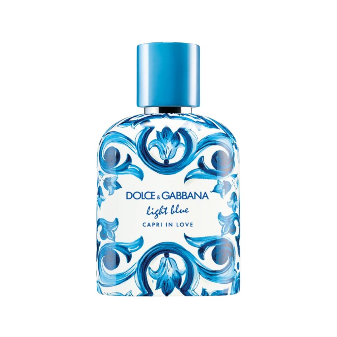 Dolce & Gabbana Men's Light Blue Capri In Love EDP 100ML דולצה וגבאנה לייטבלו קאפרי אדפ לגבר