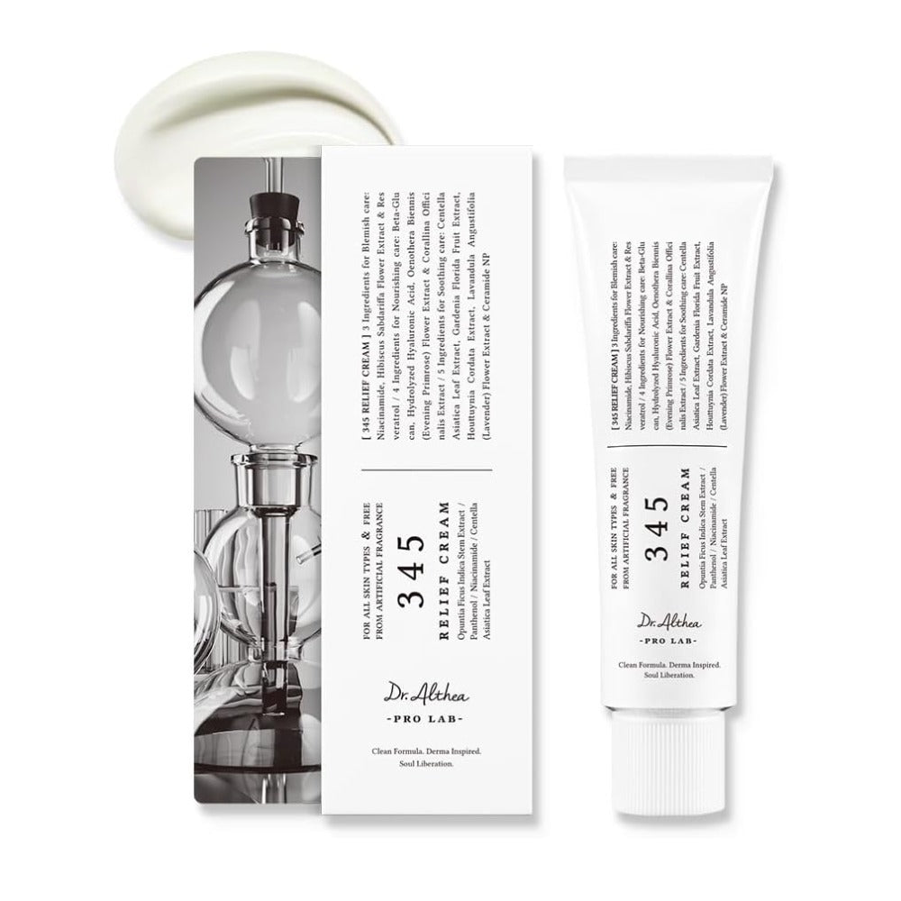Dr.Althea 345 Relief Cream קרם טיפולי המשלב ניאצינאמיד