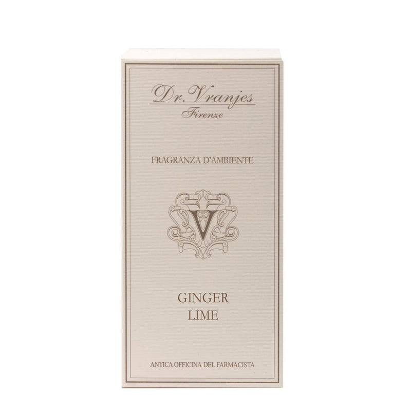 Dr Vrjanes Firenze Ginger Lime Glass Bottle Home Fragrance 250ML מפיץ ריח לבית