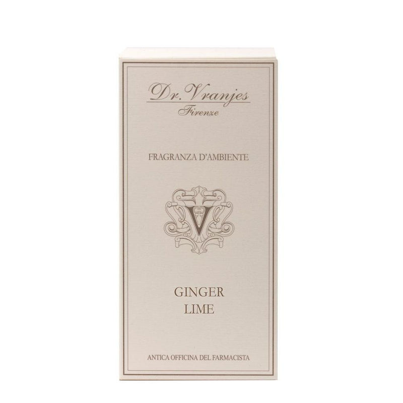 Dr Vrjanes Firenze Ginger Lime Glass Bottle Home Fragrance 250ML מפיץ ריח לבית - GLAM42