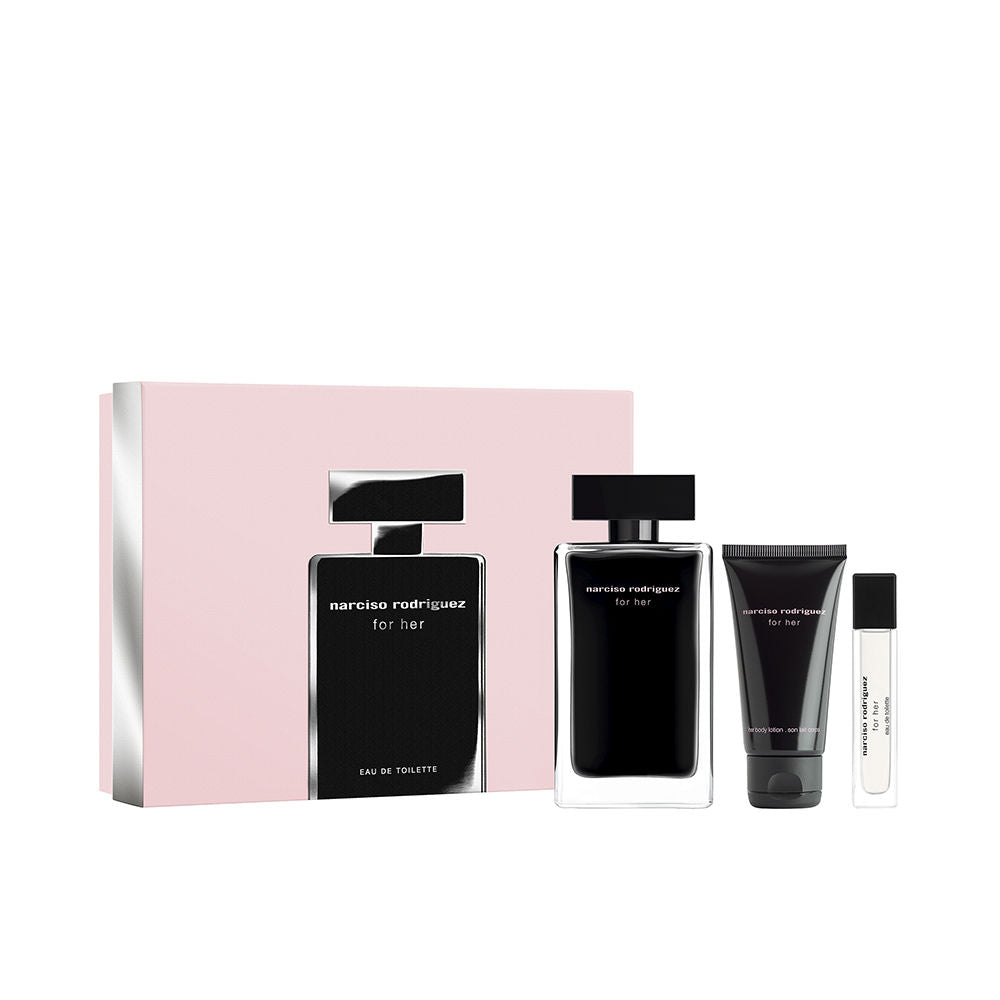 Narciso Rodriguez - For Her 3PCS EDP For Women 100ML+ Body Lotion 50ML + Mini 10ML