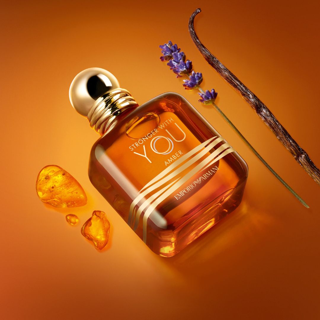 Emporio Armani Stronger With You Amber EDP 100ML אמפוריו ארמני בושם יוניסקס אמבר