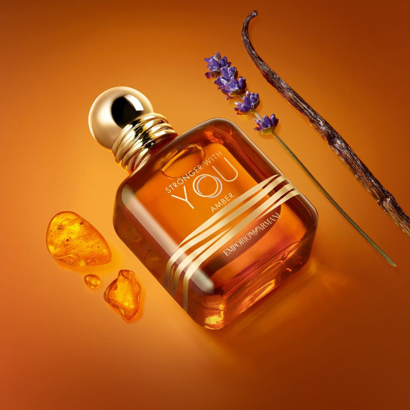 Emporio Armani Stronger With You Amber EDP 100ML אמפוריו ארמני בושם יוניסקס אמבר