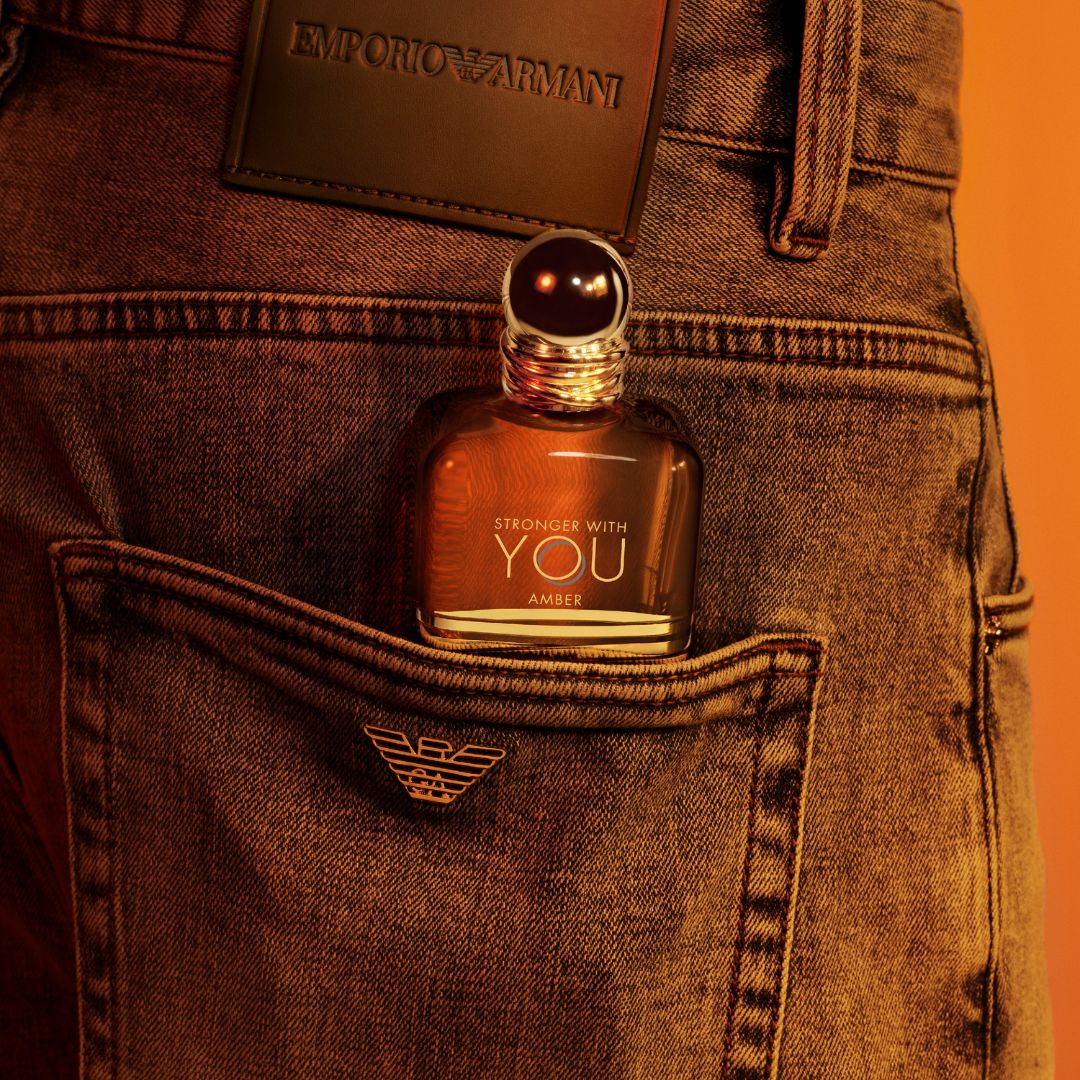 Emporio Armani Stronger With You Amber EDP 100ML אמפוריו ארמני בושם יוניסקס אמבר
