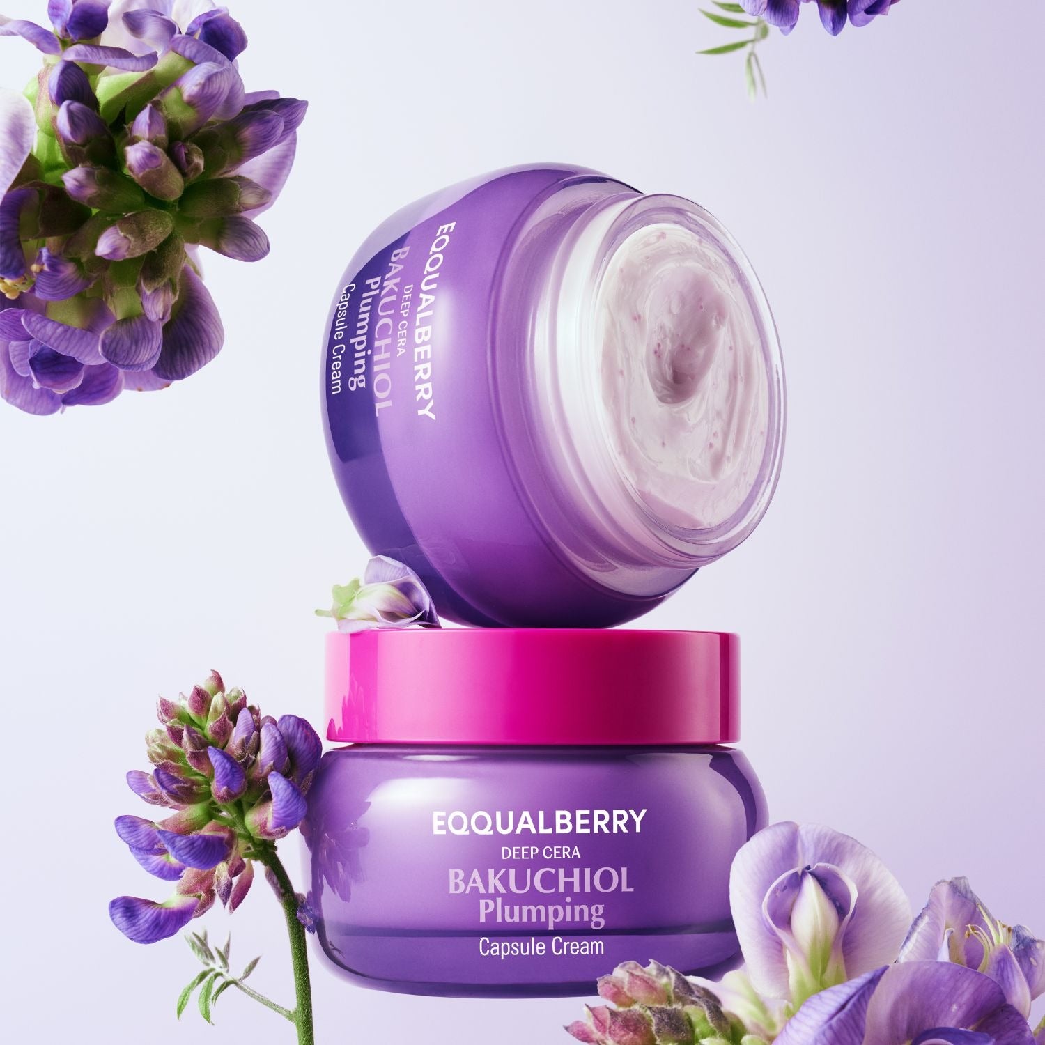 Eqqualberry Bakuchiol Plumping Capsule Cream קרם מילוי בקוצ'יול למראה עור מתוח