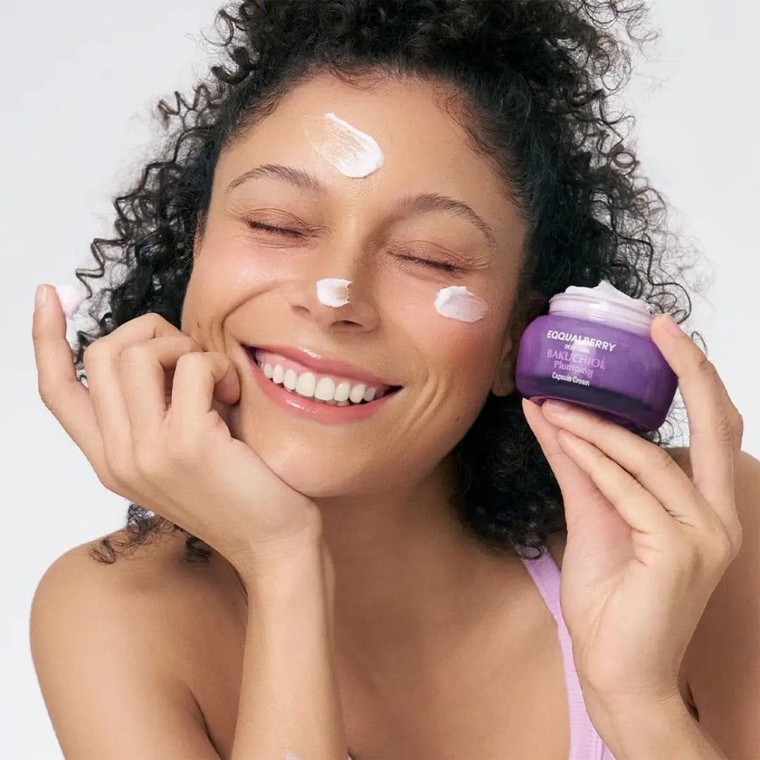 Eqqualberry Bakuchiol Plumping Capsule Cream קרם מילוי בקוצ'יול למראה עור מתוח