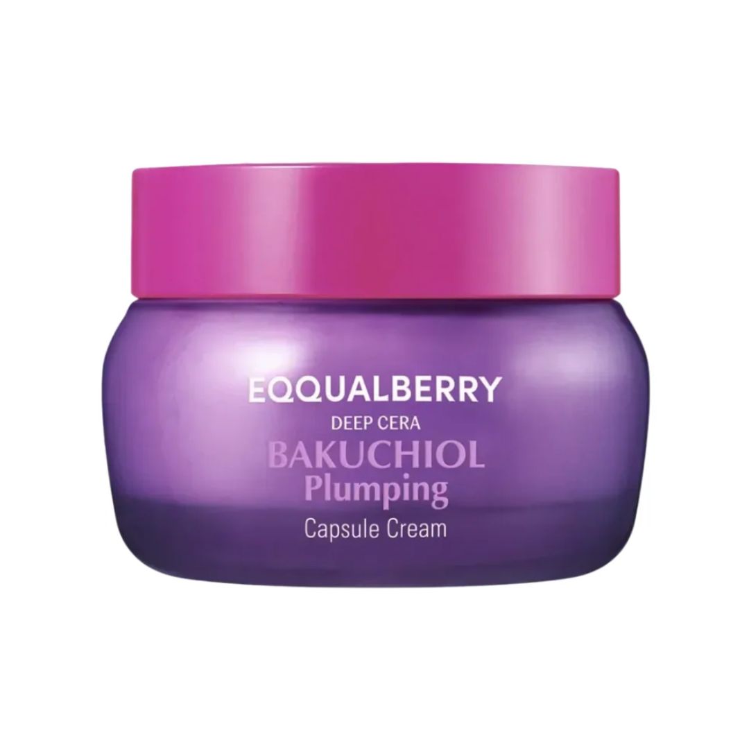 Eqqualberry Bakuchiol Plumping Capsule Cream קרם מילוי בקוצ'יול למראה עור מתוח