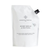 Essential Parfums Divine Vanille by Olivier Pescheux Liquid Soap Refill 500ml  מילוי סבון גוף וידיים אסנשיאל פרפיום
