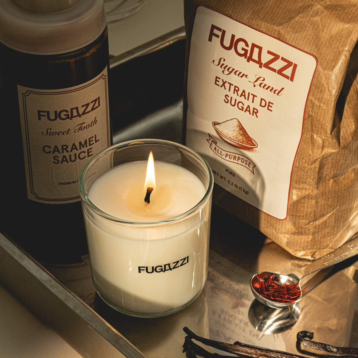 Fugazzi Vanilla Haze Candle 200 gr  פוגאזי נר ונילה הייז