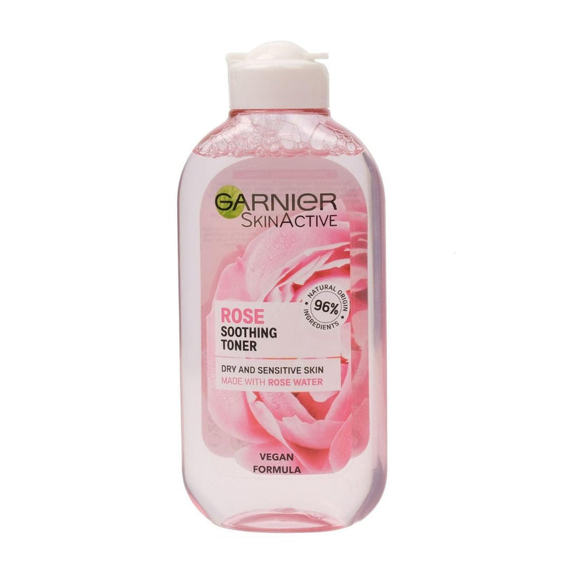 Garnier Rose Soothing Toner For Dry & Sensitive Skin גרנייר מי פנים ורדים לעור יבש ורגיש