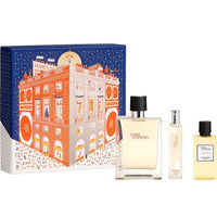 Hermes - Terre D'hermes 3PCS EDT For Men 100ML + SG 40ML + Mini 15ML טר דה הרמס מארז 3 חלקים אדט לגבר 100 מ"ל + ג'ל רחצה 40 מ"ל + בושם מוקטן 15 מ"ל - הרמס
