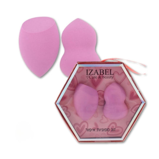 Izabel 2 Sponges Set איזבל סט 2 ספוגיות איפור