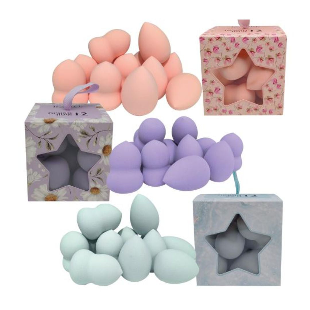 Izabel Makeup Sponges Kit איזבל מארז 12 ספוגיות איפור