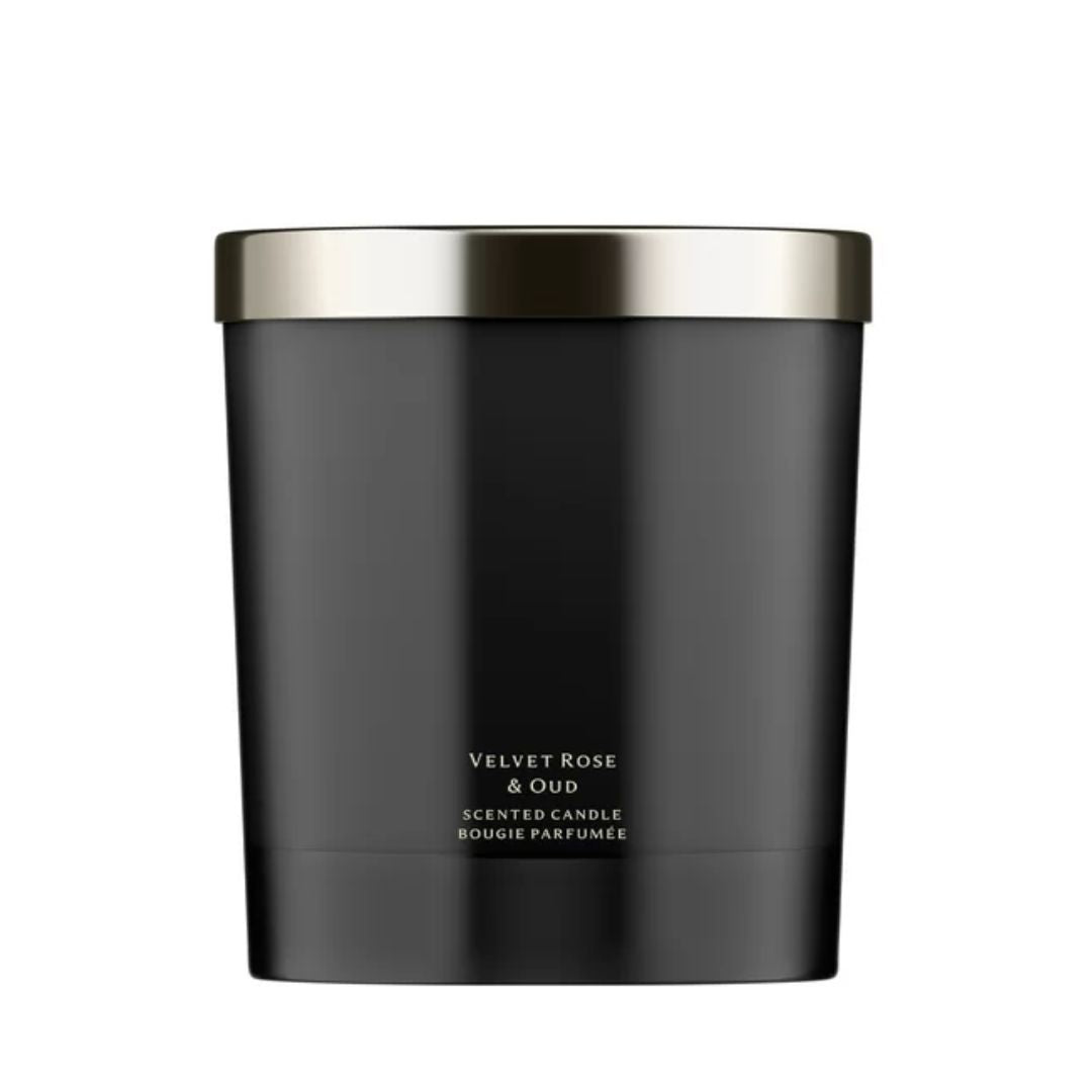 Classic Candle Velvet Rose & Oud 200G ג'ו מלון נר בניחוח ורד דמשק ואוד