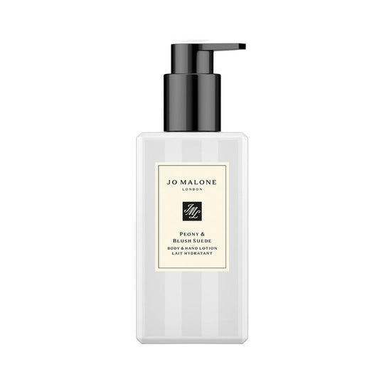 Peony & Blush Suede Body & Hand Lotion 250ml ג'ו מלון תחליב גוף וידיים בניחוח אדמונית וזמש