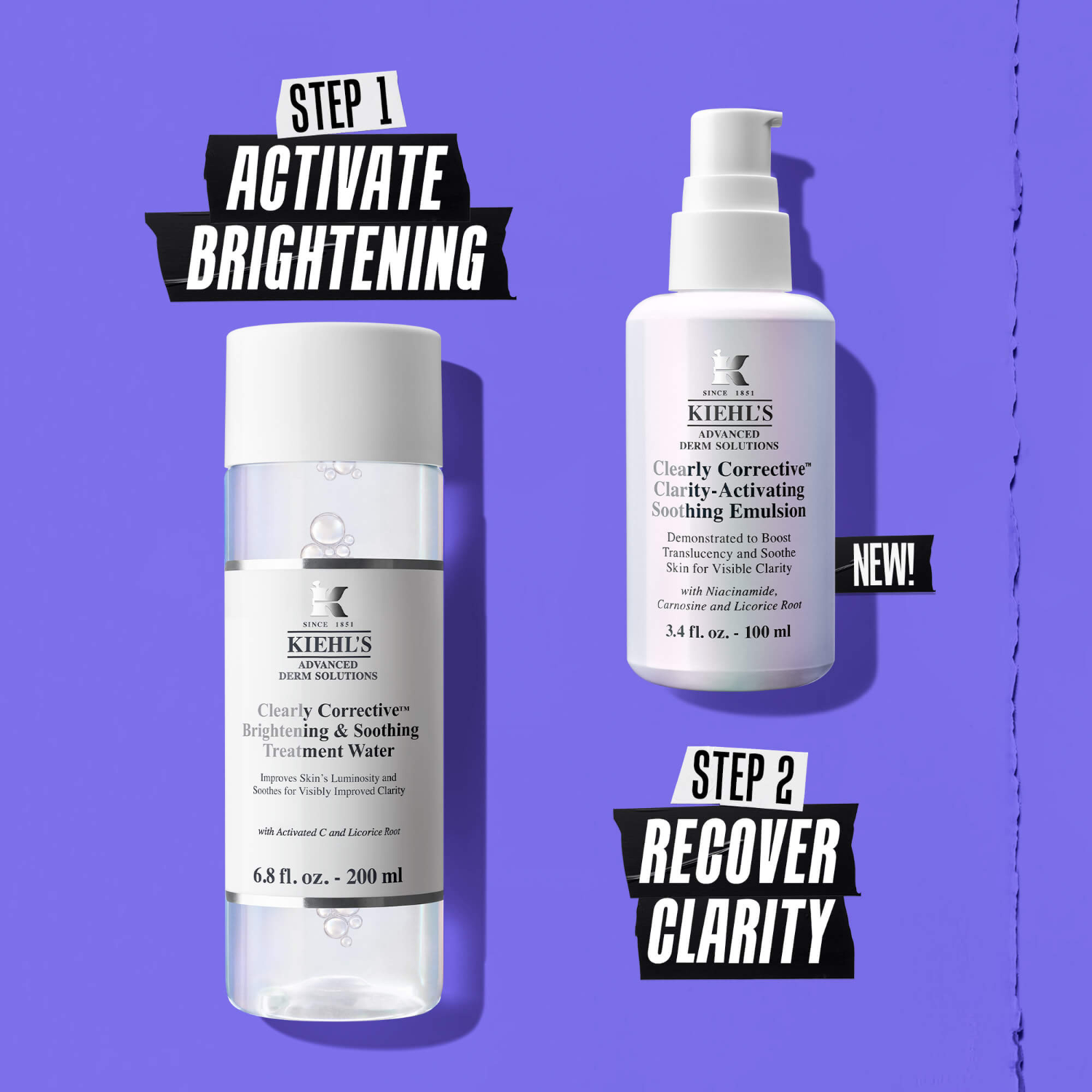 Kiehl's Clarity-Boosting Soothing Emulsion קילס תחליב לשיפור זוהר העור ולתחושת הרגעה