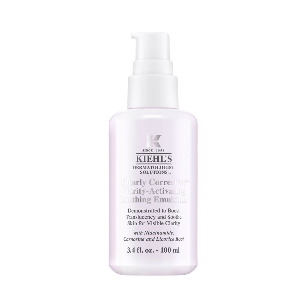 Kiehl's Clarity-Boosting Soothing Emulsion קילס תחליב לשיפור זוהר העור ולתחושת הרגעה