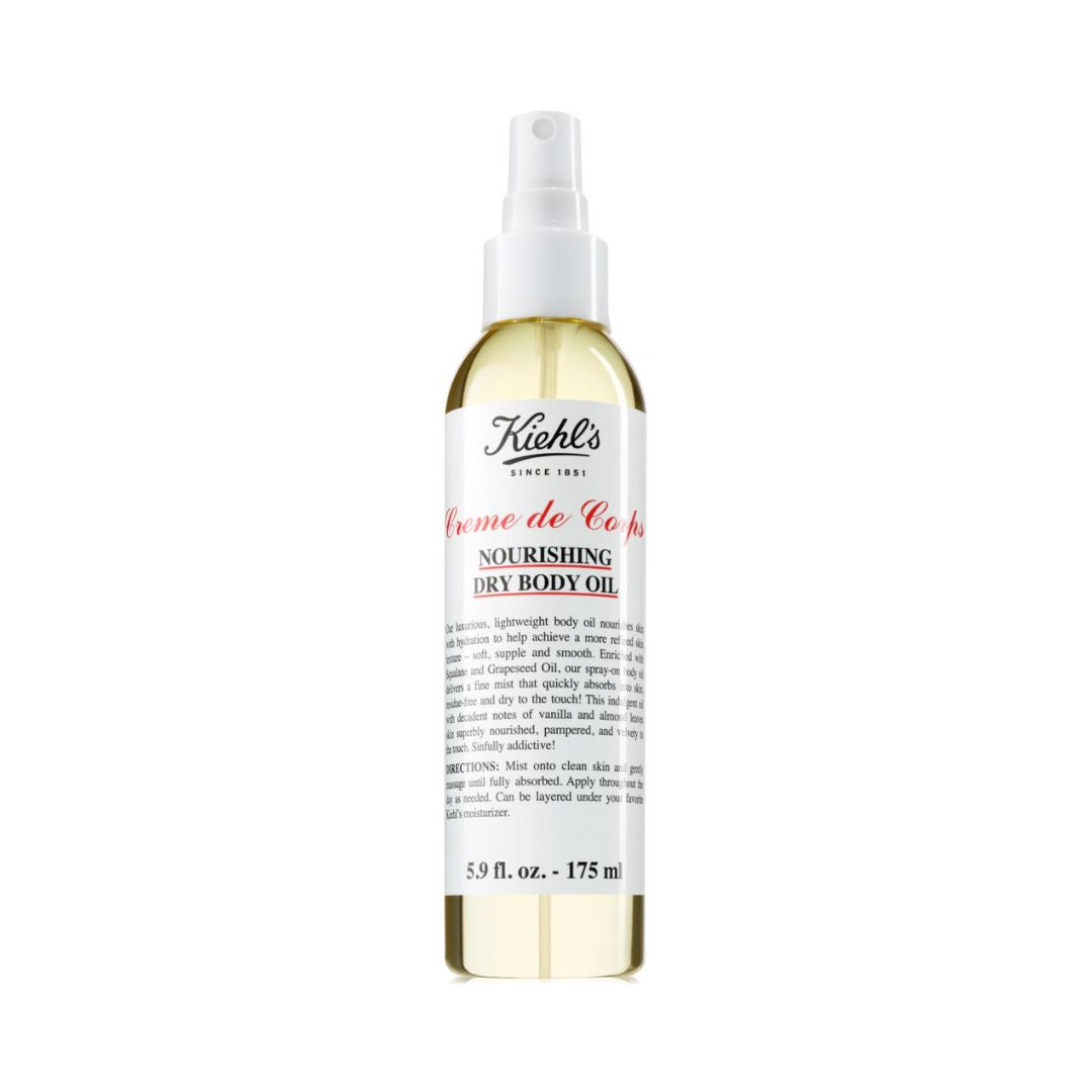 Kiehl's Creme de Corps Dry Body Oil 175ML קילס שמן יבש מסדרת קרם דה קור