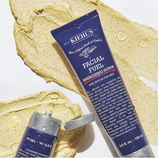 Kiehl's Facial Fuel Energizing Scrub 100ML קילס סבון גרגרים ממריץ לגבר
