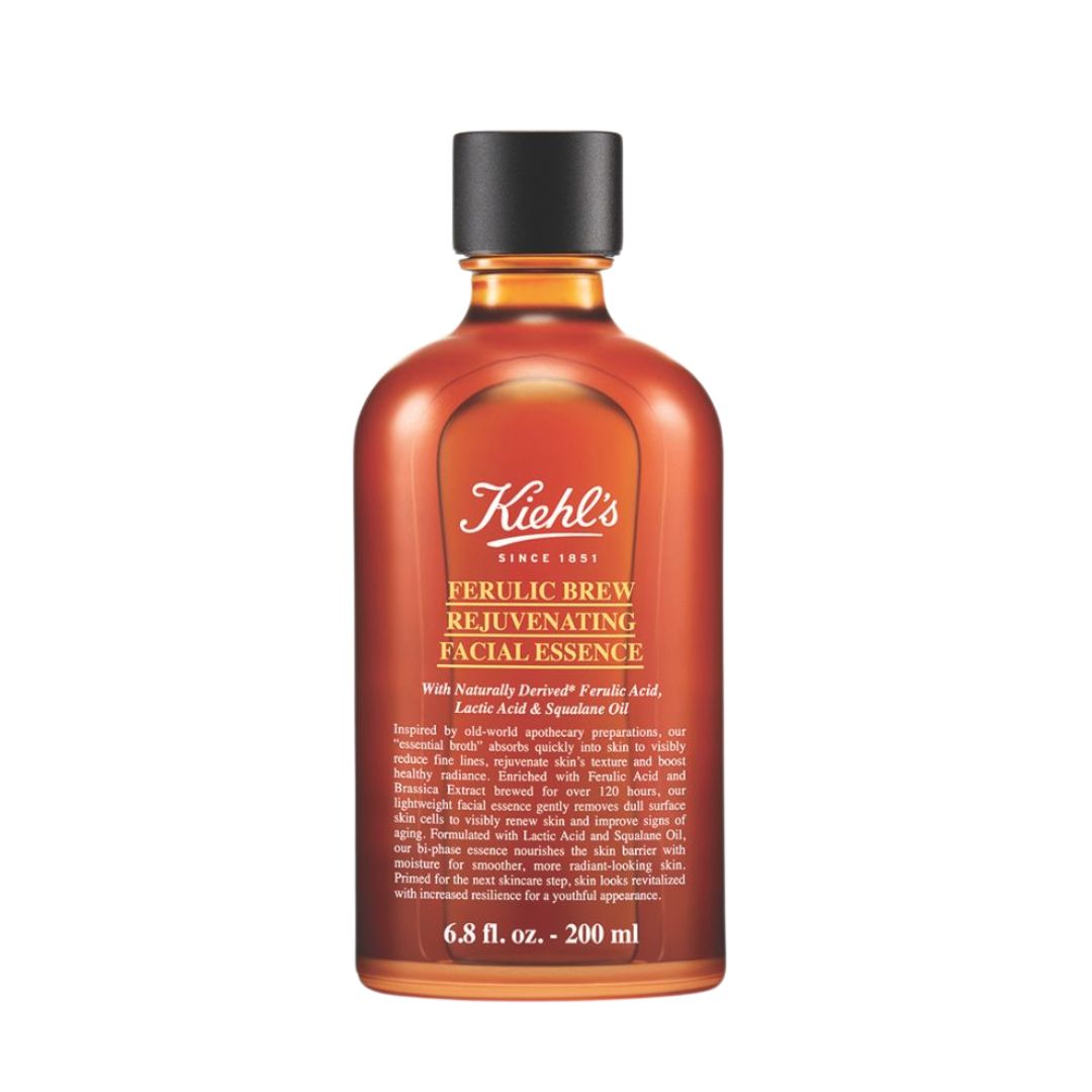 Kiehl's  Ferulic Brew Rejuvenating Facial Essence Toner קילס חומצה פירולית למזעור נזקי העור