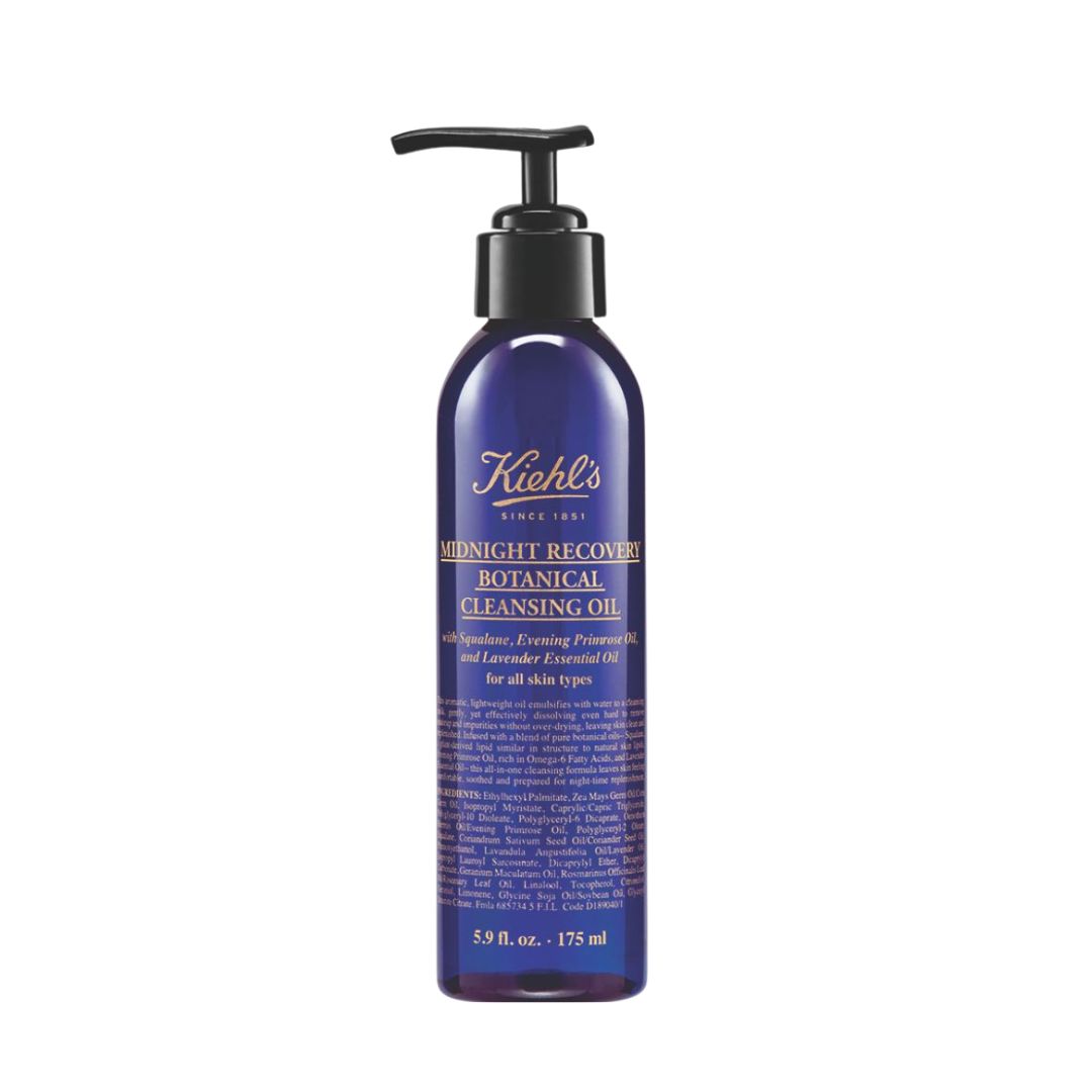 Kiehl's Midnight Recovery Cleansing Oil 175ML קילס שמן בוטני לניקוי והסרת איפור