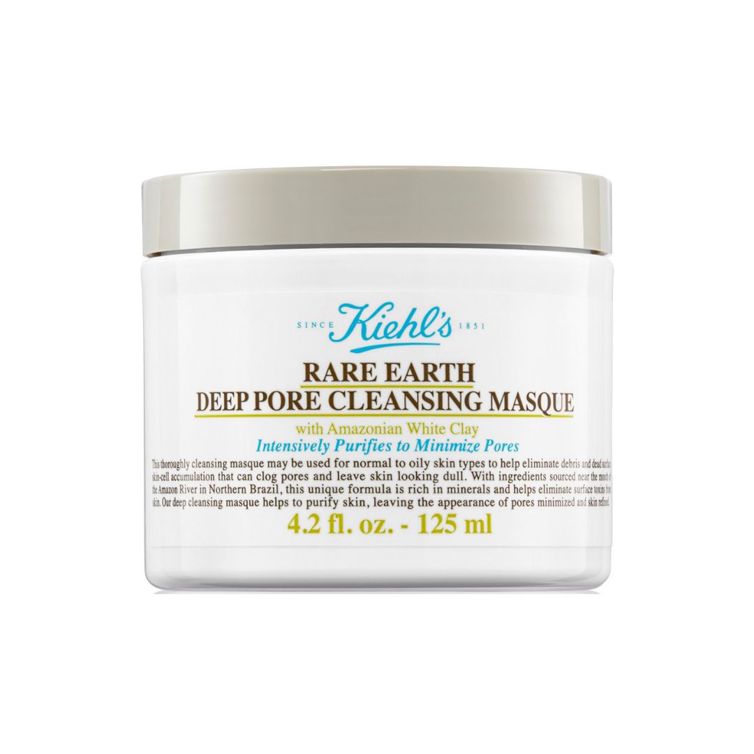 Kiehl's Rare Earth Deep Pore Cleansing Mask  קילס מסכת פנים עם חימר לבן