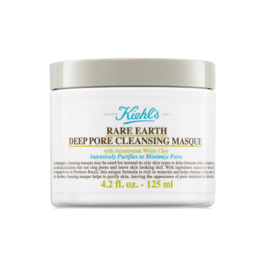 Kiehl's Rare Earth Deep Pore Cleansing Mask  קילס מסכת פנים עם חימר לבן