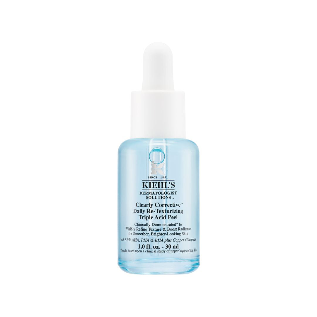 Kiehl's Triple Acid Peel Brightening & Smoothing Formula קילס סרום לתיקון וחידוש מרקם העור