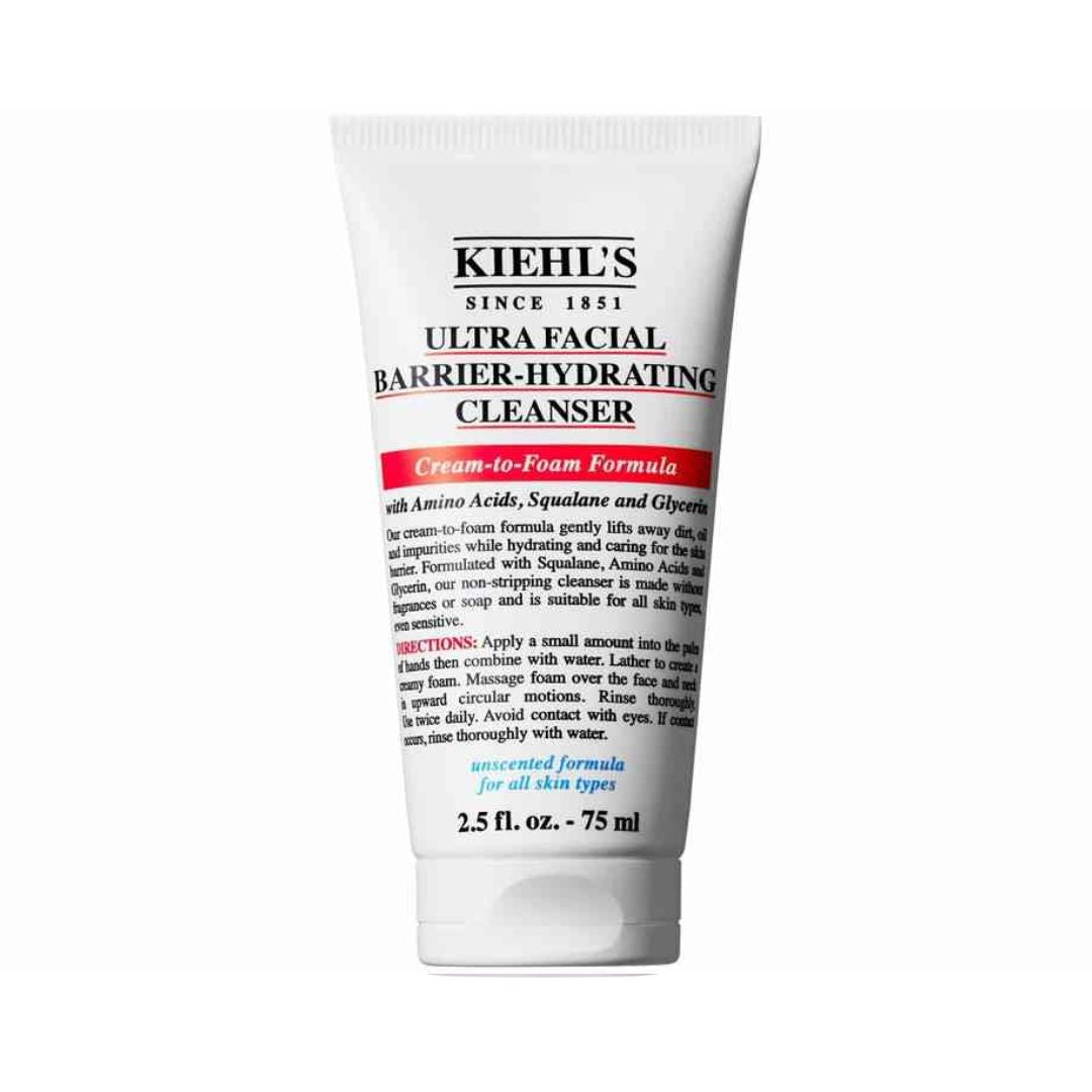 Kiehl's Ultra Facial Barrier Hydrating Cleanser קילס סבון פנים לניקוי הפנים והסרת איפור