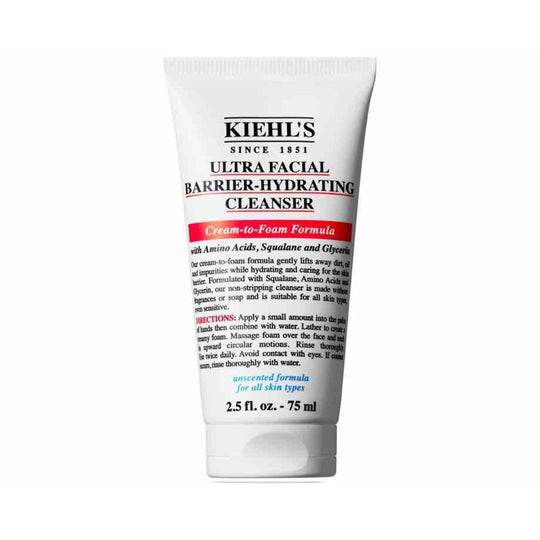 Kiehl's Ultra Facial Barrier Hydrating Cleanser קילס סבון פנים לניקוי הפנים והסרת איפור