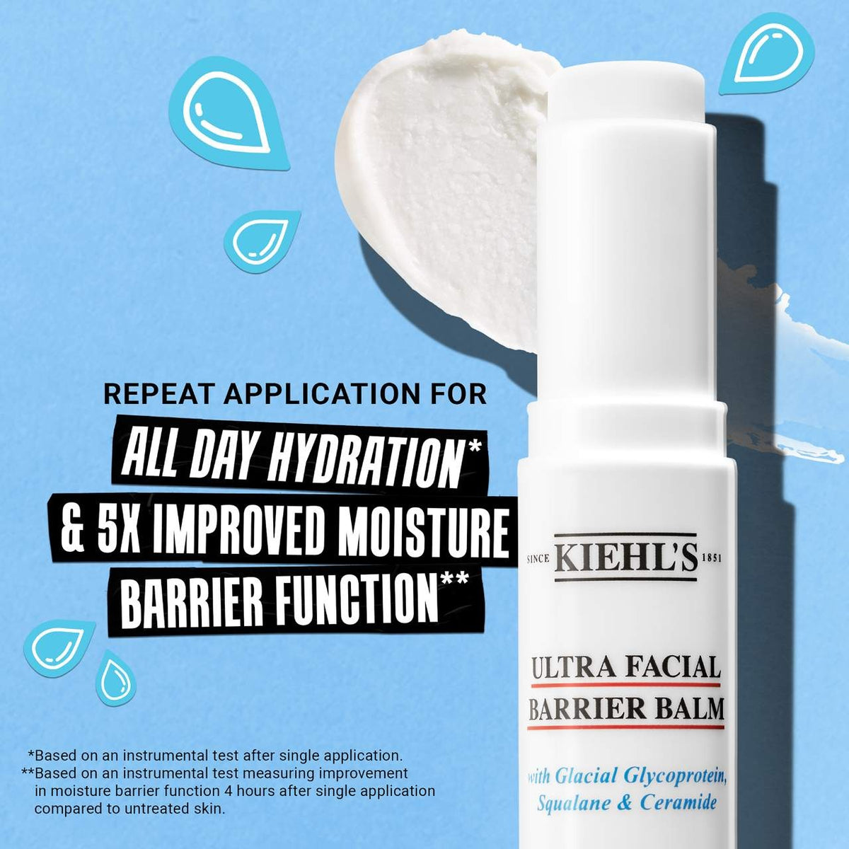 Kiehl's Ultra Facial Barrier Stick Balm קילס סטיק באלם