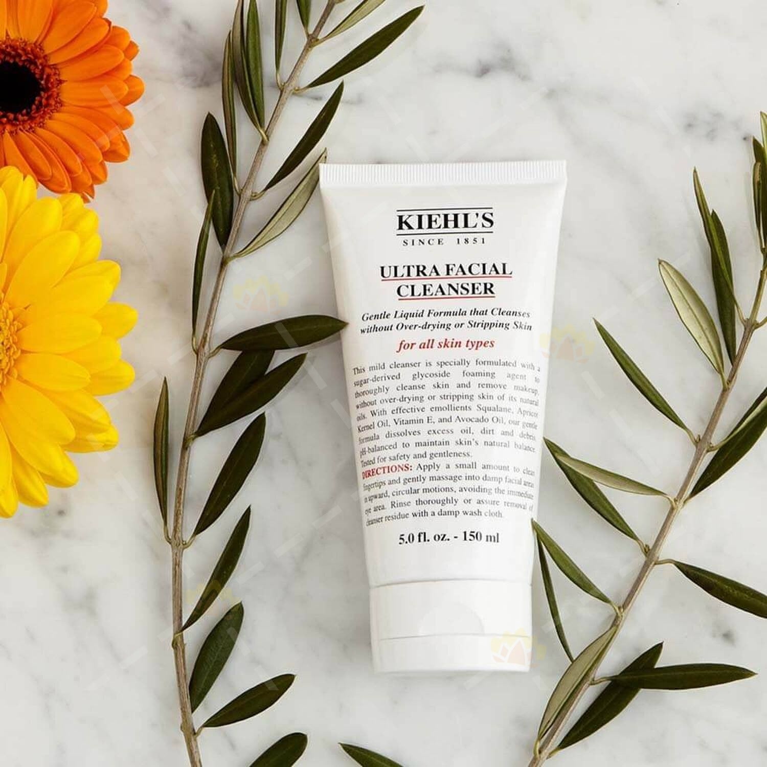 Kiehl's Ultra Facial Cleanser 150 ML קילס סבון פנים לניקוי הפנים והסרת איפור