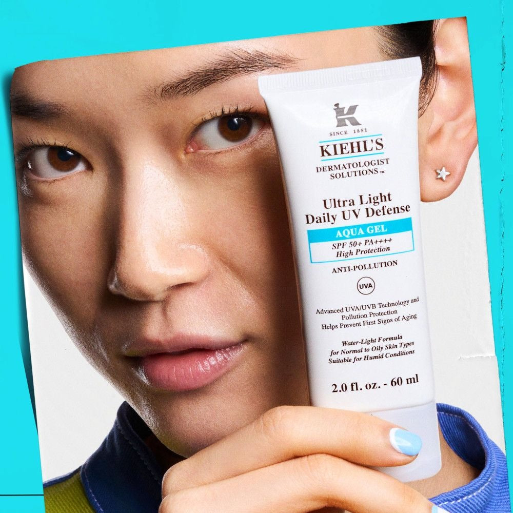 Kiehl's Ultra Light Daily Aqua Gel SPF5 קילס תחליב לחות במרקם ג'ל עם מקדם הגנה