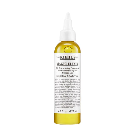 Kiehl's Magic Elixir Hair Restructuring Concentrate 125 ML קילס שמן לחיזוק סיב השערה
