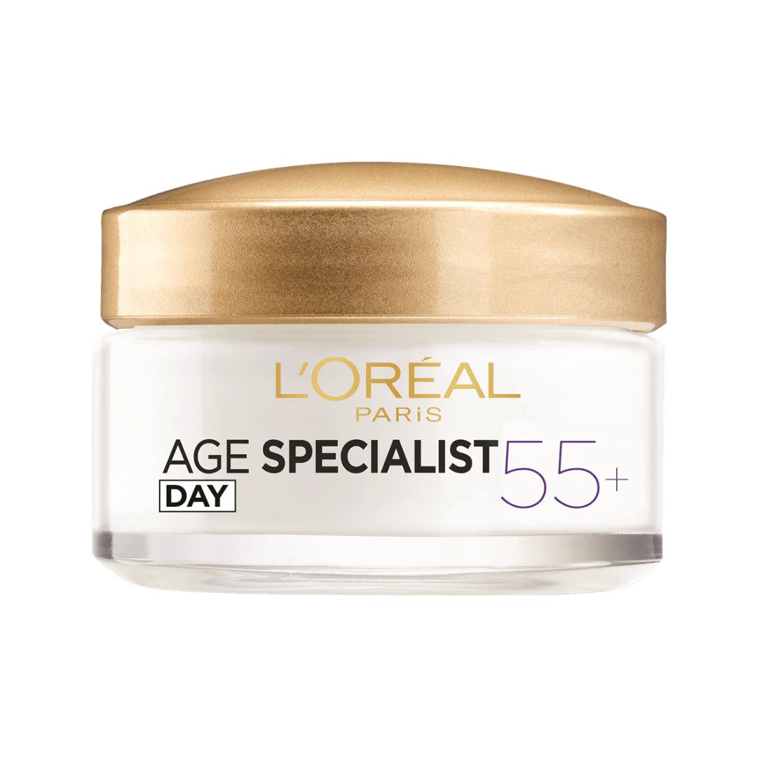 L'Oreal Paris Age Specialist Anti Wrinkle Restoring Cream לוריאל אייג' ספשיאליסט קרם יום +55