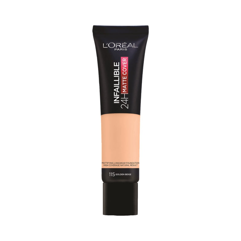 L'Oreal Paris Infaillible Matte Cover 32H spf25 לוריאל מייק אפ אינפליבל מאט קאבר