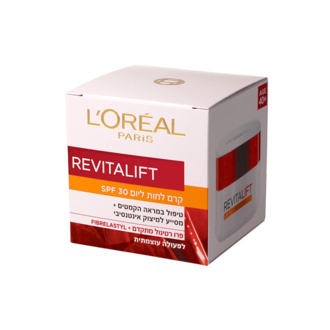 L'Oreal Paris Revitalift Day Spf 30 לוריאל קרם יום רויטליפט