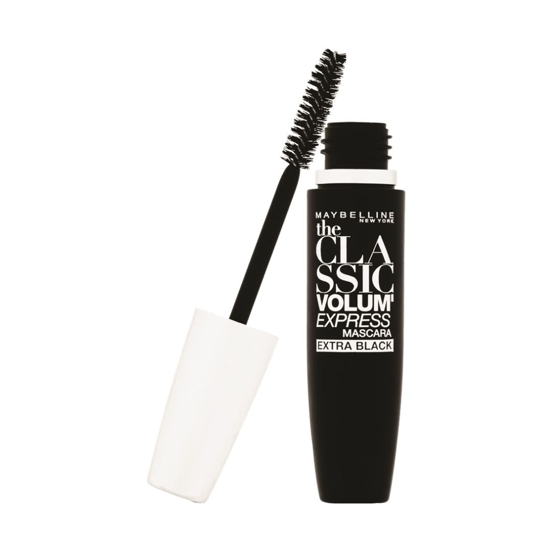 Maybelline The Classic Volume express Extra Black מייבלין מסקרה ווליום אקספרס