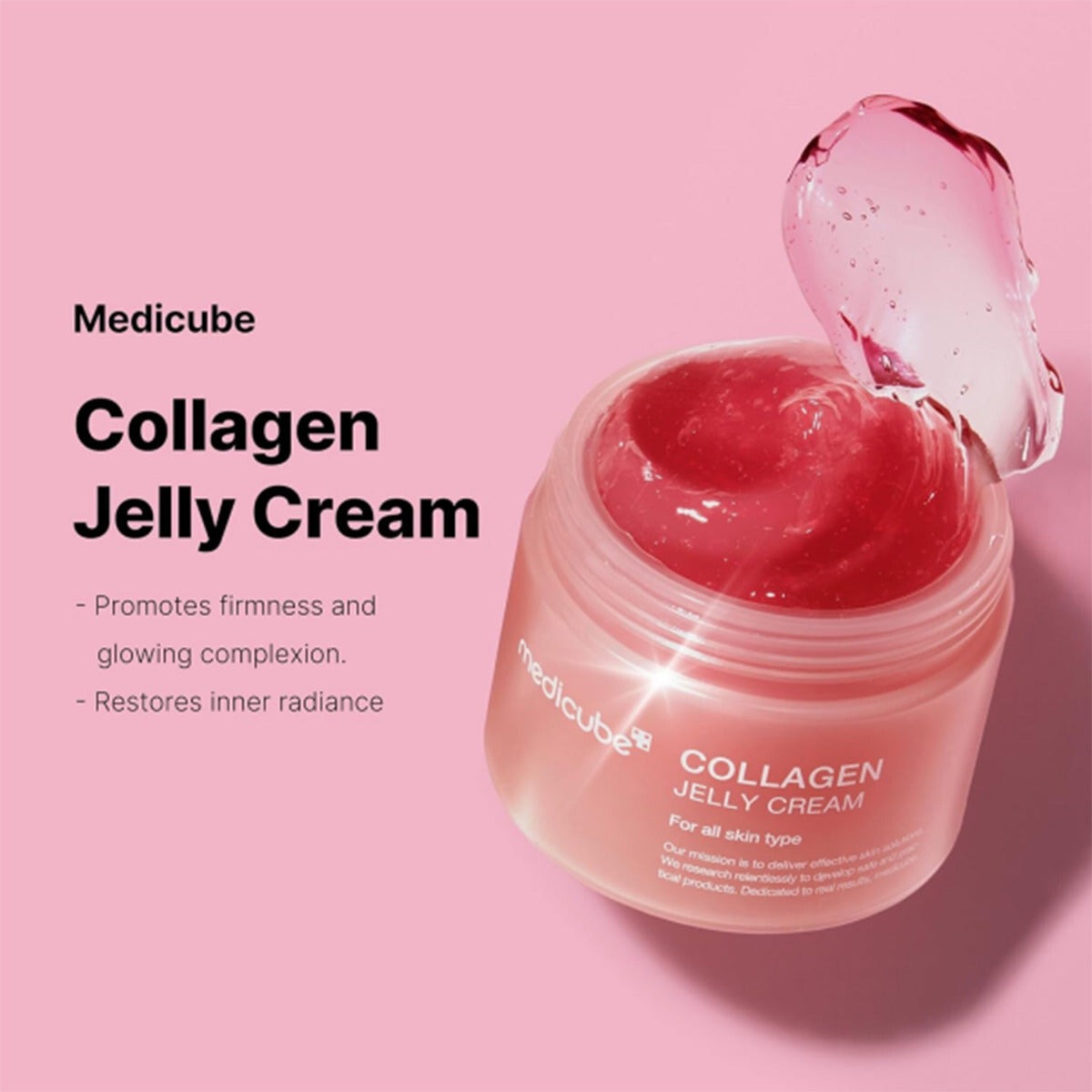 Medicube Collagen Jelly Cream מדיקיוב קרם לחות קליל במרקם ג'ל