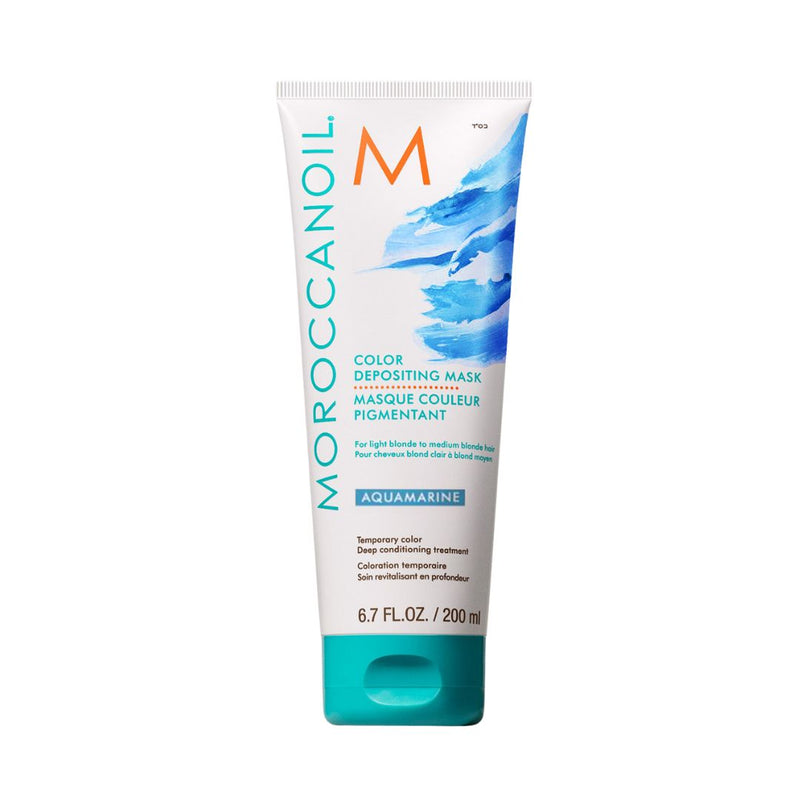 Moroccanoil Aquamarine Color Depositing Mask מסכת צבע זמני אקוומרין