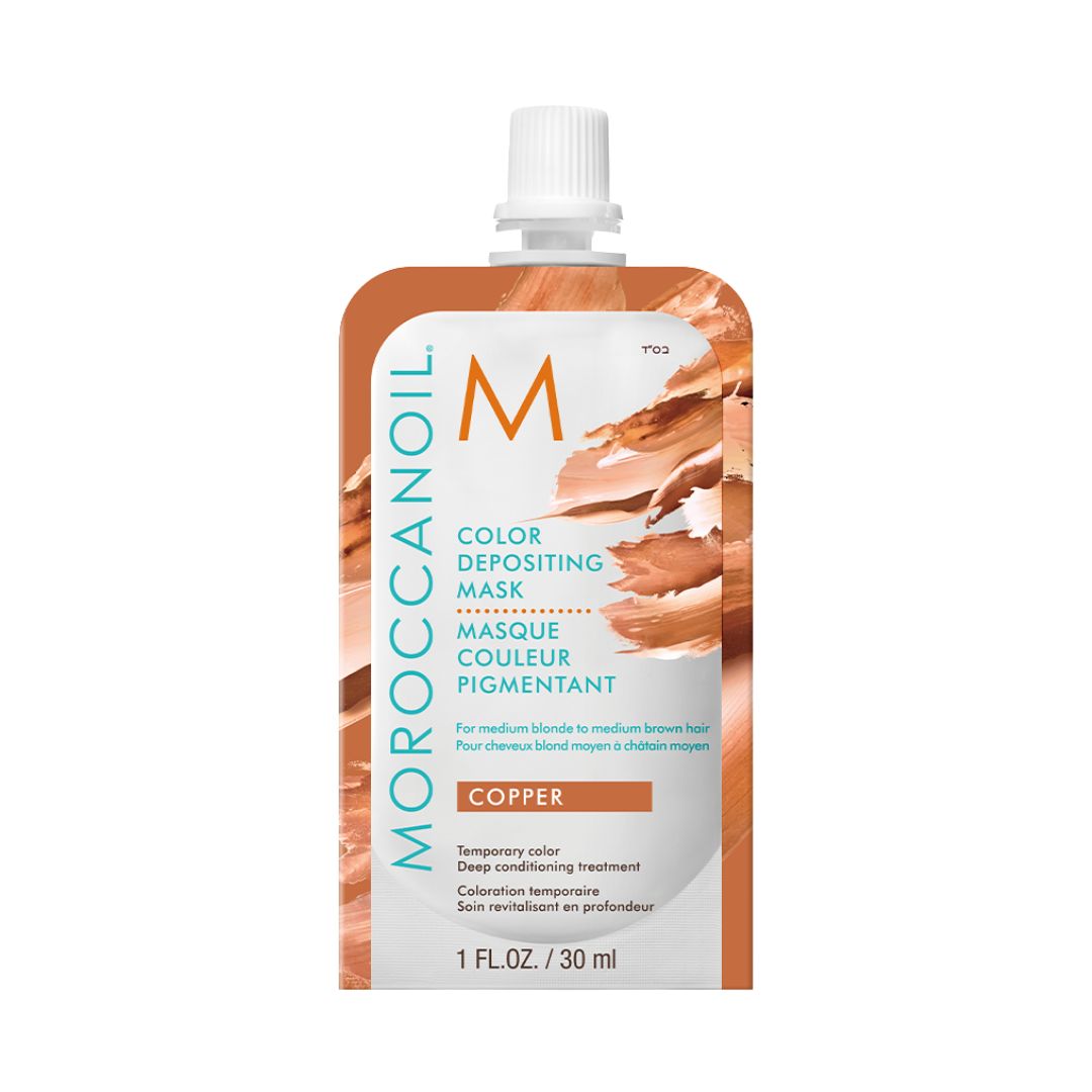 Moroccanoil Copper Color Depositing Mask מרוקן אויל מסכת צבע זמני קופר