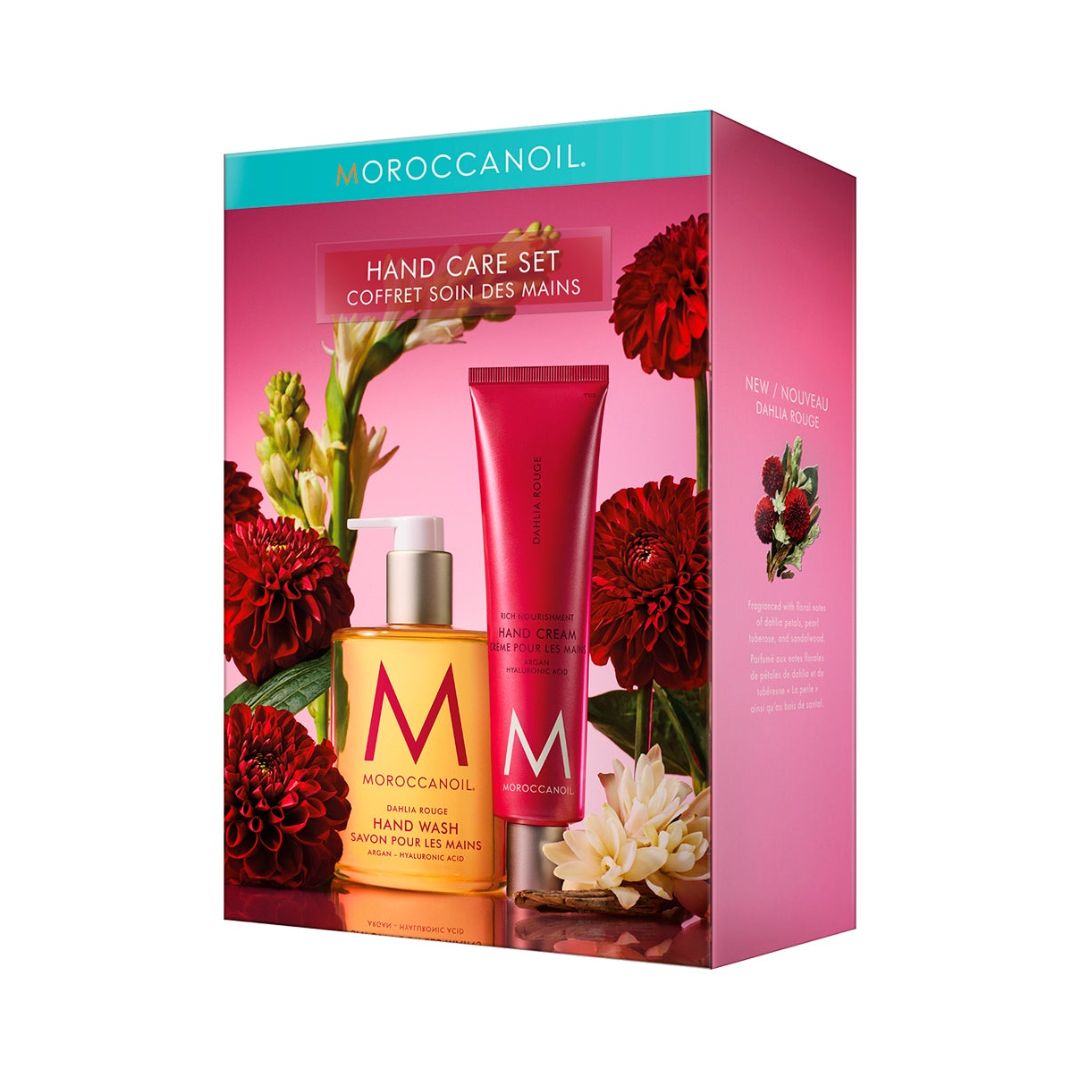 Moroccanoil Dahlia Rouge Hand Care Kit מרוקן אויל מארז לטיפוח הידיים
