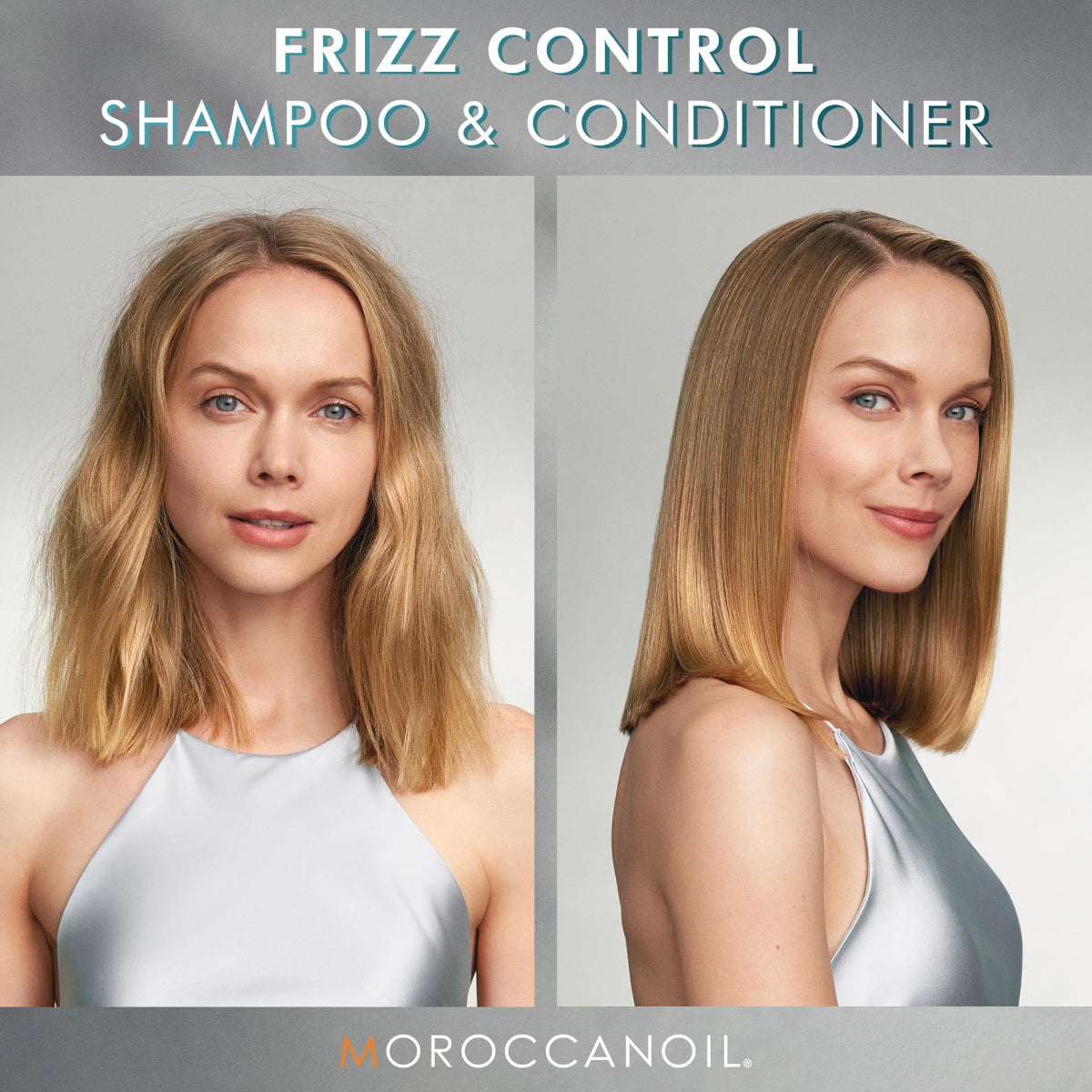 Moroccanoil Duo Frizz Shampoo and Conditioner מרוקן אויל מארז שמפו ומרכך לנטרול קירזול